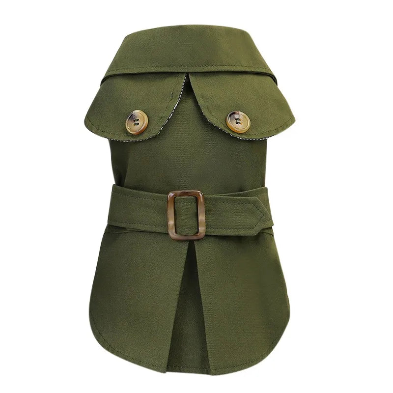 Elegant Dog Trench Coat