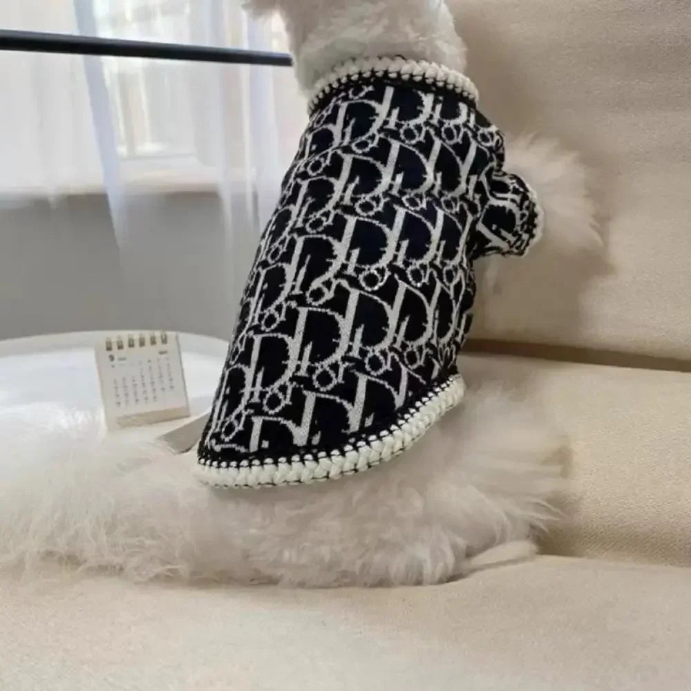 Knitted Dog Cardigan – Soft & Cozy Design